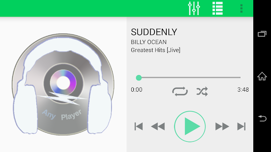 Music Player AnyPlayer - screenshot thumbnail