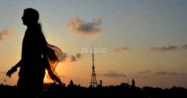 walking to the high by Jeeva Nantham -  