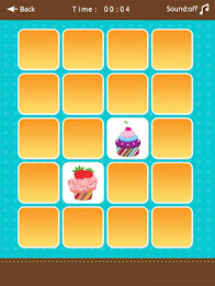 记忆匹配游戏与纸杯蛋糕图像 poster 19