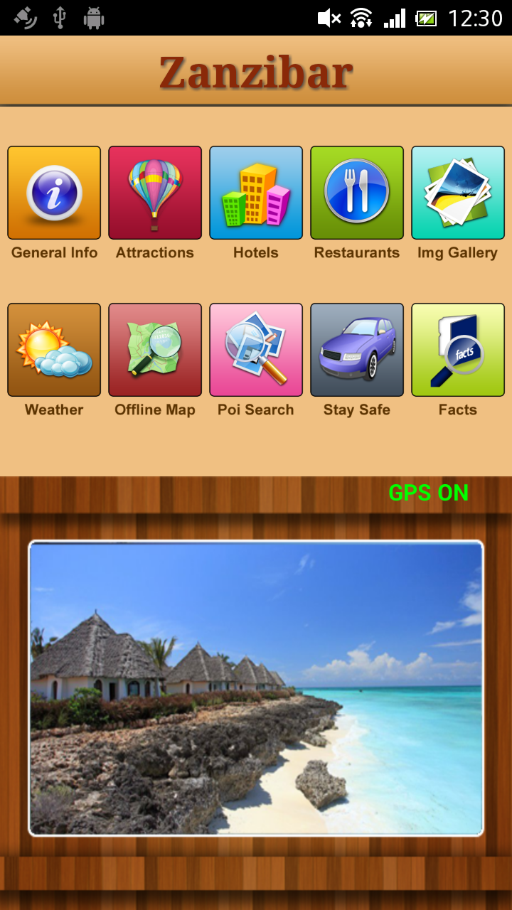 Zanzibar Offline Travel Guide Screen 1
