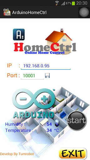 ArduinoHomeCtrl - Demo