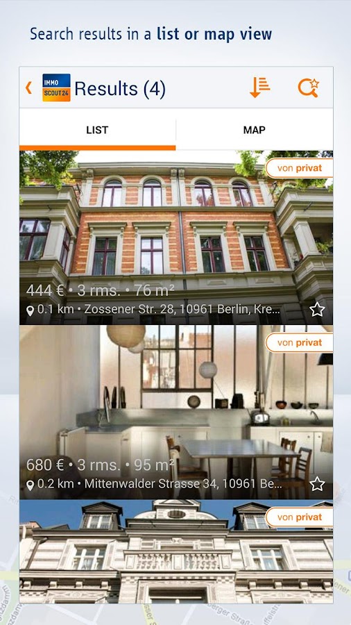 Immobilien Scout24 screenshot
