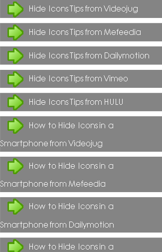 Hide Icons Tips