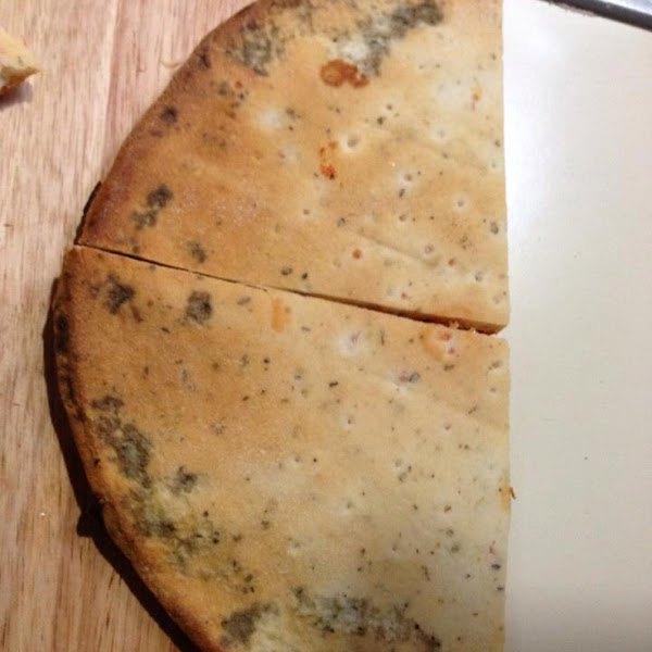 Mold on pizza crust purchased fr Dash Market, I know there is no preserves but this is not good.