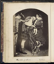 Fotoreproductie van (vermoedelijk) een prent naar een schilderij van Millais