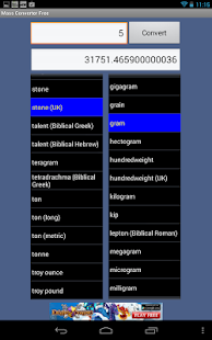 Mass Converter Free
