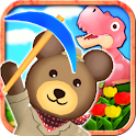 クマの発掘隊！[登録不要の無料恐竜発掘＆コレクションゲーム] logo