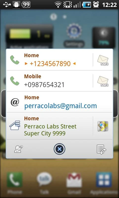 Tiny Call Confirm Plus+ - screenshot