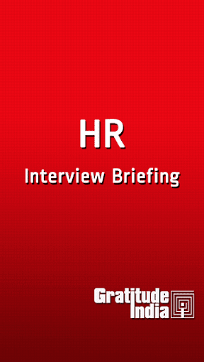 HR Interview Briefing