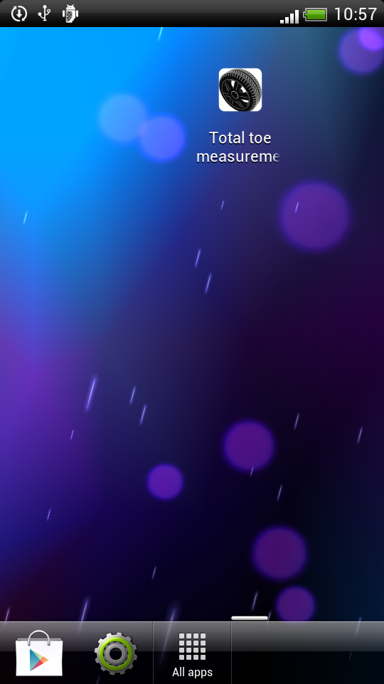 Total toe measurement of car Screen 2