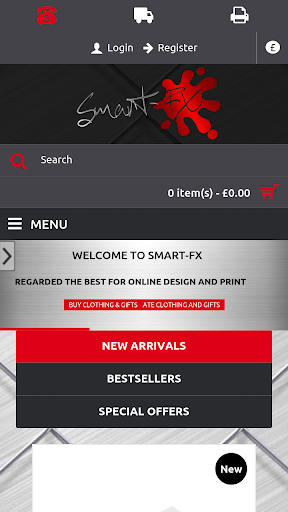 Smart-FX Shop online design