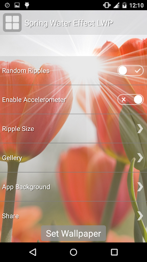 【免費個人化App】Spring Water Effect LWP-APP點子