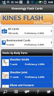 Kinesiology Flash Cards