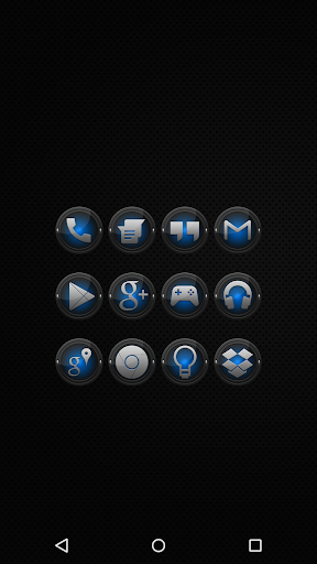 Black and Blue - Icon Pack