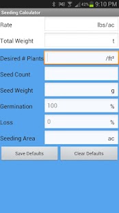 Download Seeding Calculator APK for Android