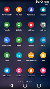 Etched Material Icons (Free) Screenshots 4