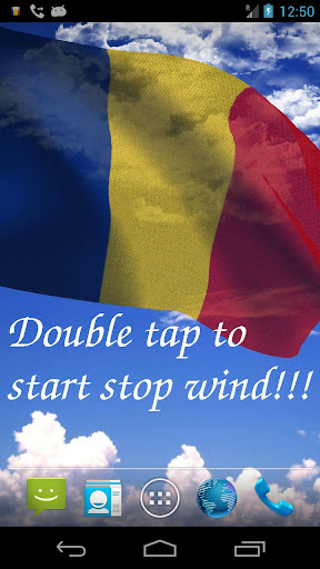 3D Romania Flag LWP +