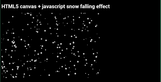 Falling Snow App