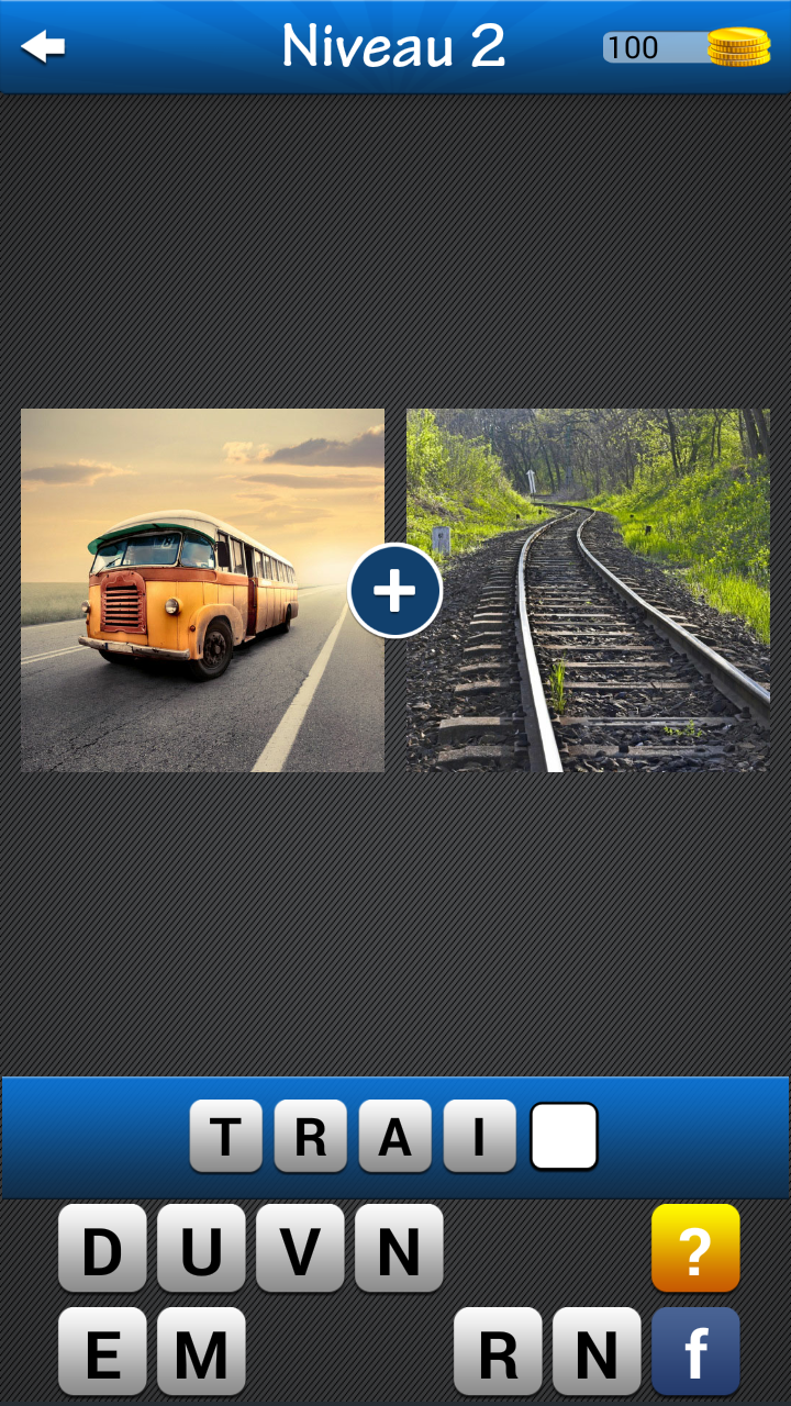 Android application 2 Pics 1 Word screenshort