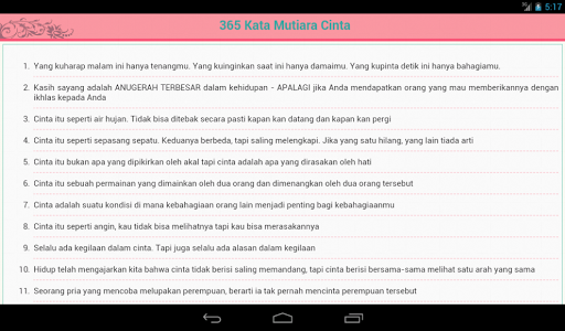 Download 365 Kata Mutiara Cinta for PC