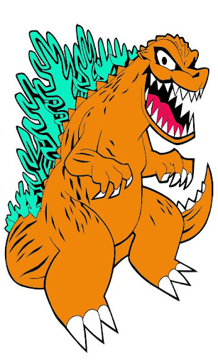 Coloring Godzilla :Strike Zone