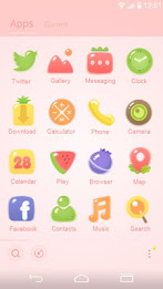 Miss Fruit GO Launcher Theme poster 5