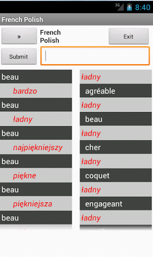 【免費書籍App】Polish French Dictionary-APP點子