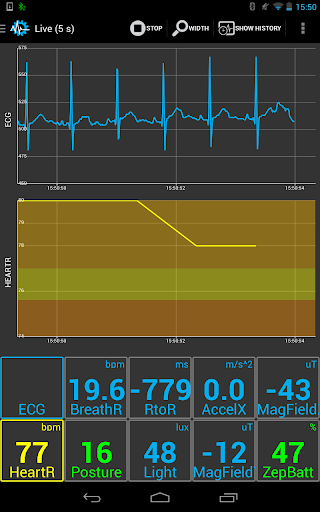 SenseView BT Zephyr Sensor