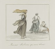 Eerste Sicileenen die de reizigers zien