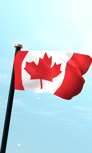 Canada Flag 3D Live Wallpaper