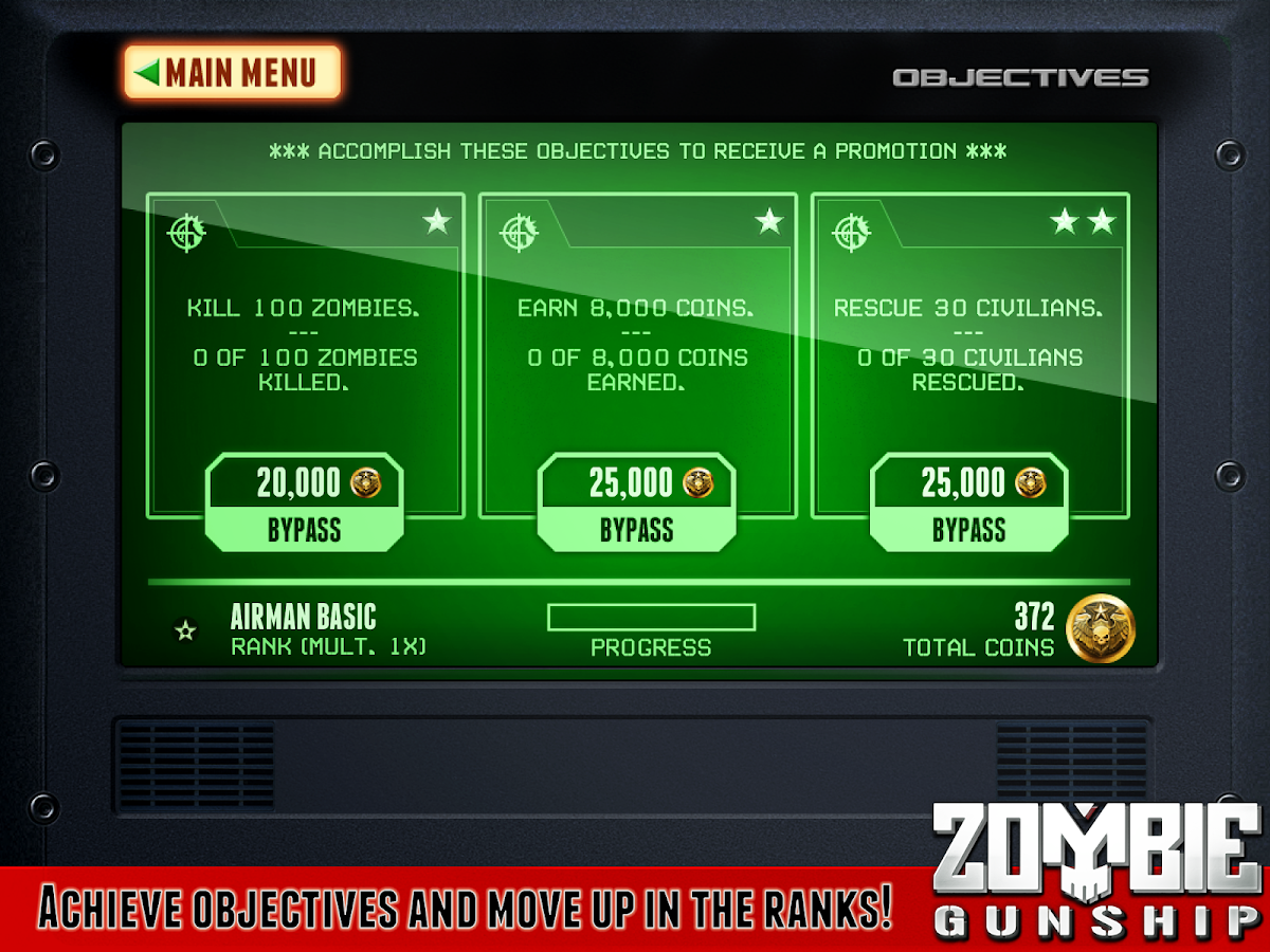    Zombie Gunship Free- screenshot  