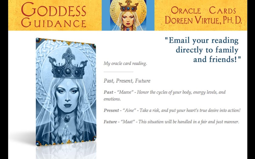Goddess Guidance Oracle Cards Screen 3
