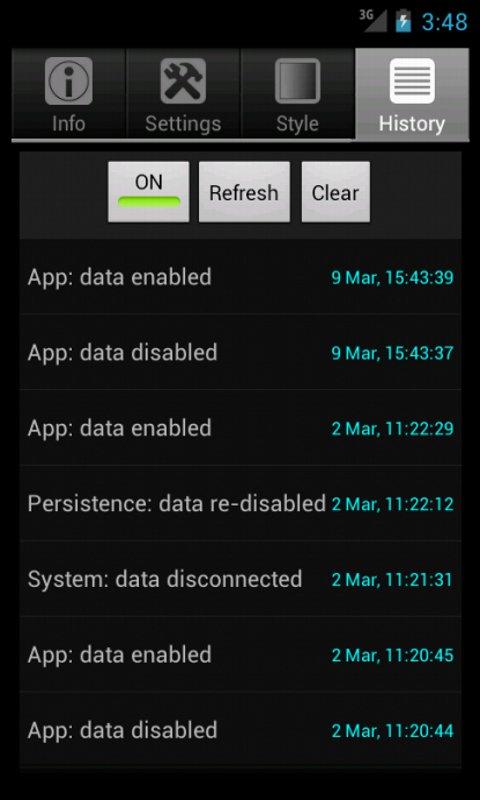 tai data on-off
