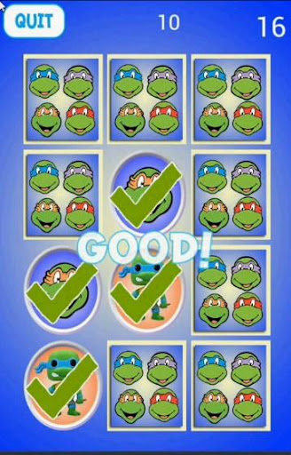 【免費解謎App】Ninja Turtles Matching Game-APP點子