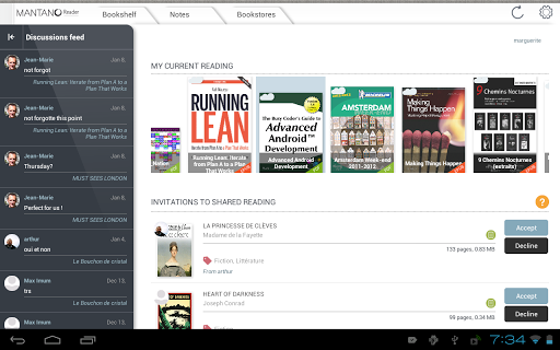Android APK : Mantano Ebook Reader Premium