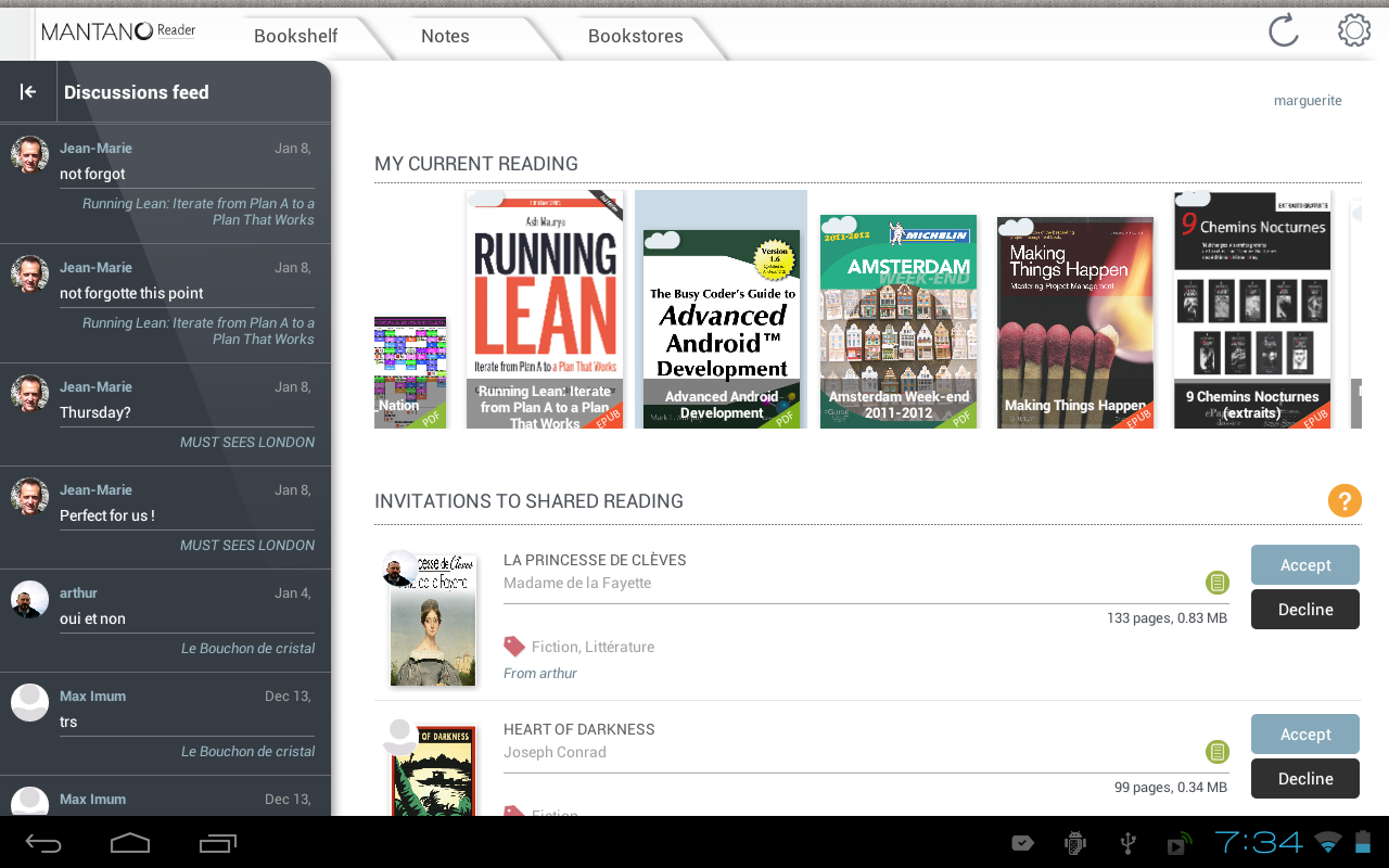 Mantano Ebook Reader Premium - screenshot