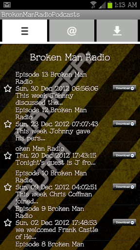 Broken Man Radio Podcasts