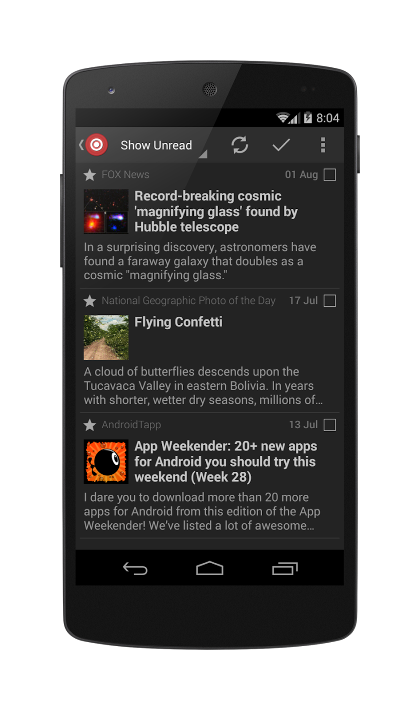 Feed Centre Pro Key Screen 3