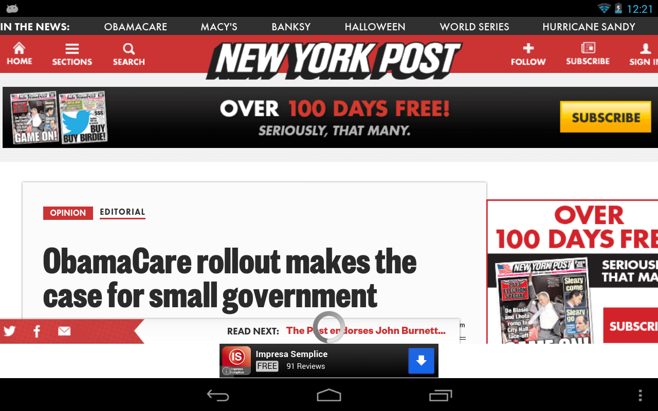    Fast News- screenshot  