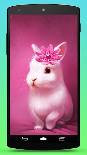 Cute Bunny Live Wallpaper