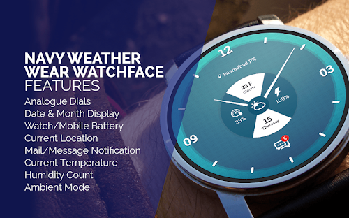 Android application Navy Weather Wear screenshort