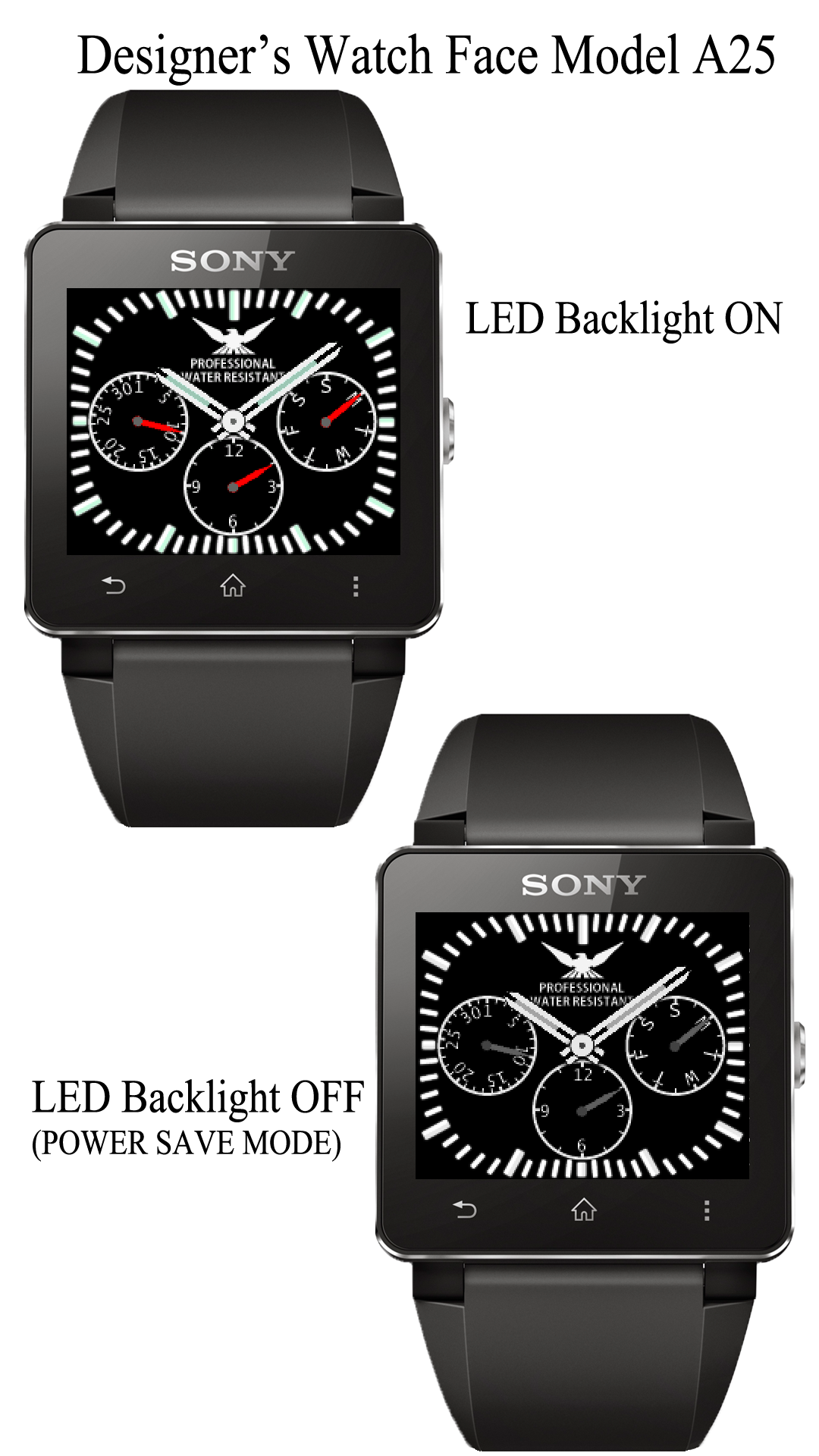 Android application A25 WatchFace for SmartWatch2 screenshort