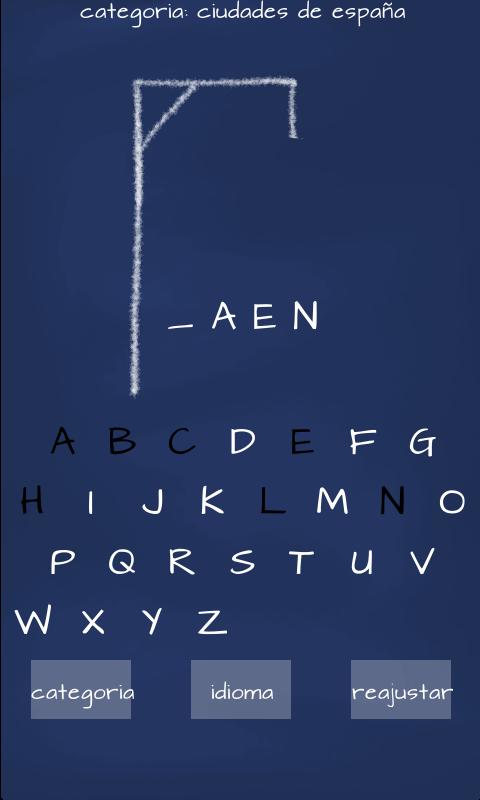 Hangman World Screen 2