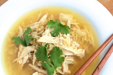 Crock Pot Ginger Chicken and Rice Soup