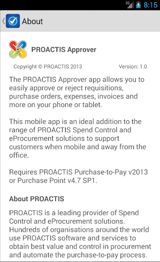 PROACTIS Approver