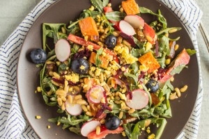 Kamut Salad with Creamy Chipotle Dressing