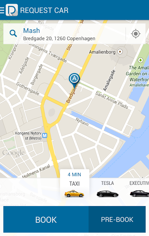 Android application Drivr screenshort