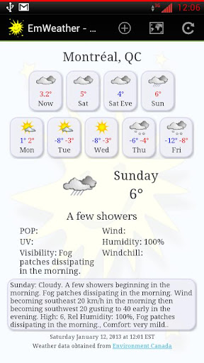 Canadian Weather EmWeather