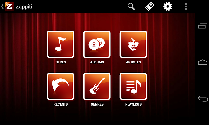 Zappiti Media Control Dune HD Screen 3