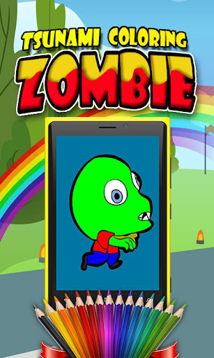 Tsunami Coloring Zombie